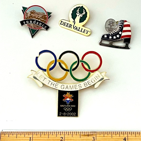 Ski and Skate Pins Utah Ski Sundance Deer Valley Salt Lake Winter Games 2002 - Picture 4 of 12